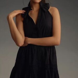 Maeve Black Mini Dress